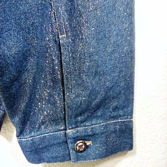 Sparkle Denim Jacket by Me and You SZ 18/20 - Picture 12 of 16